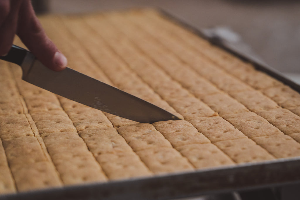 Handmade traditional shortbread biscuits