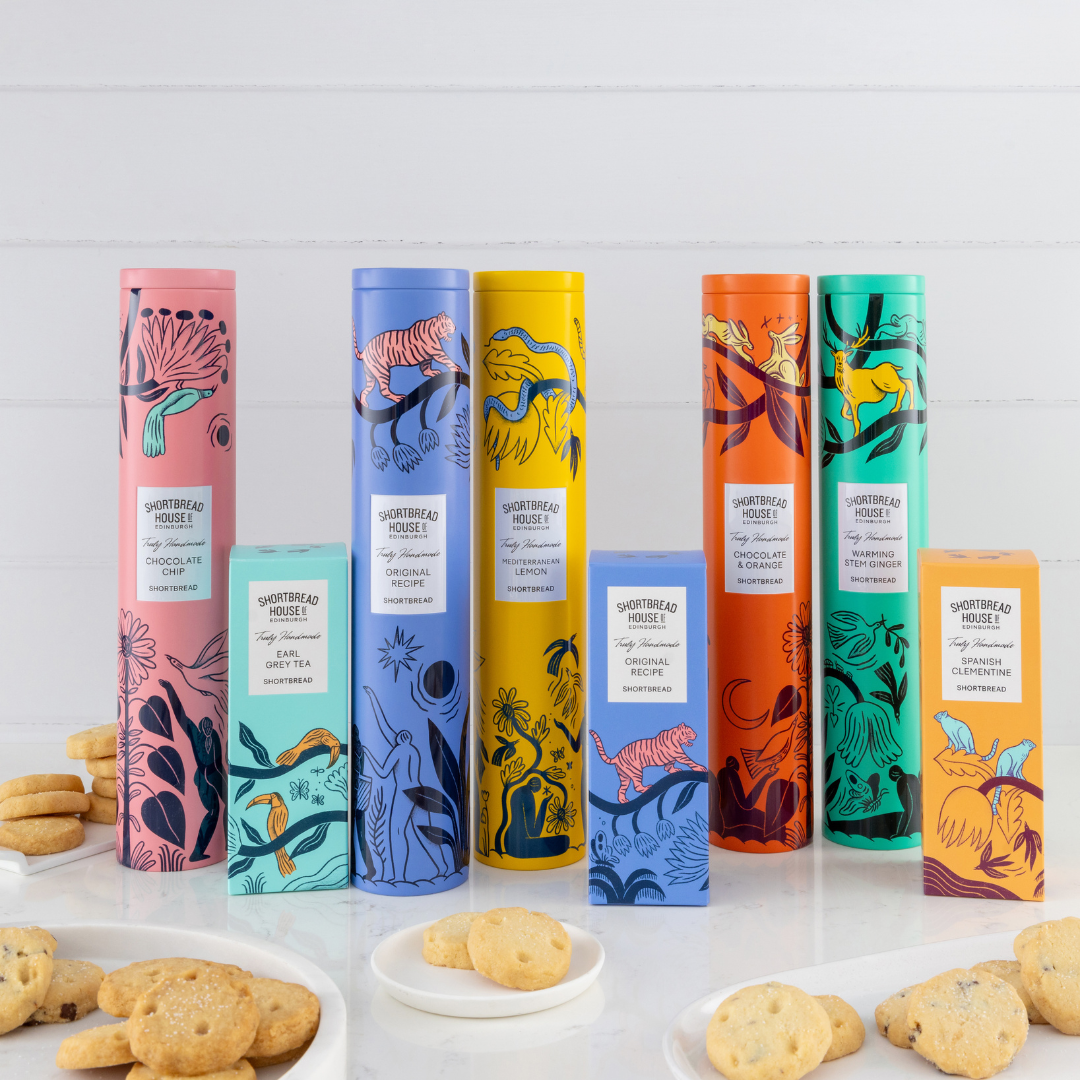 Eden Range Tin of Truly Handmade Original Recipe Shortbread Biscuits - 250g