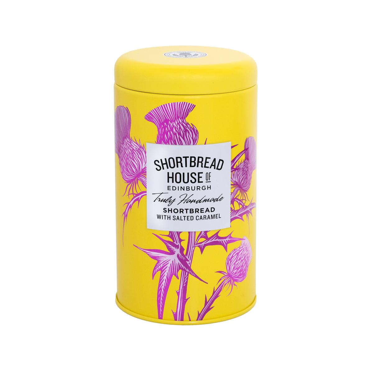 140g Tin of Truly Handmade Shortbread Biscuits with Salted Caramel
