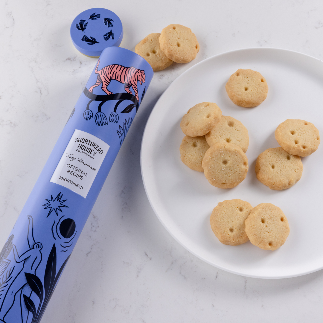Eden Range Tin of Truly Handmade Original Recipe Shortbread Biscuits - 250g