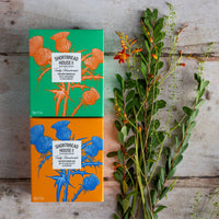 150g Box of Truly Handmade Mini Shortbread Biscuits with Warming Stem Ginger