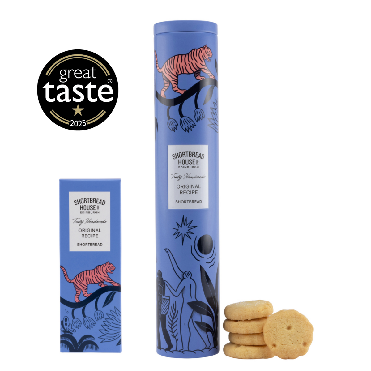 Eden Range Tin of Truly Handmade Original Recipe Shortbread Biscuits - 250g