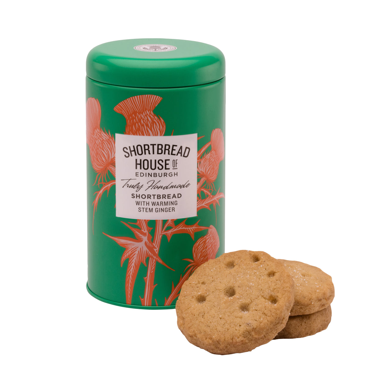 140g Tin of Truly Handmade Shortbread with Stem Ginger – Shortbread ...