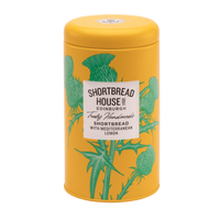 140g Tin of Truly Handmade Shortbread Biscuits with Mediterranean Lemon