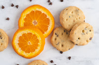 140g Tin of Truly Handmade Shortbread Biscuits with Dark Chocolate & Orange