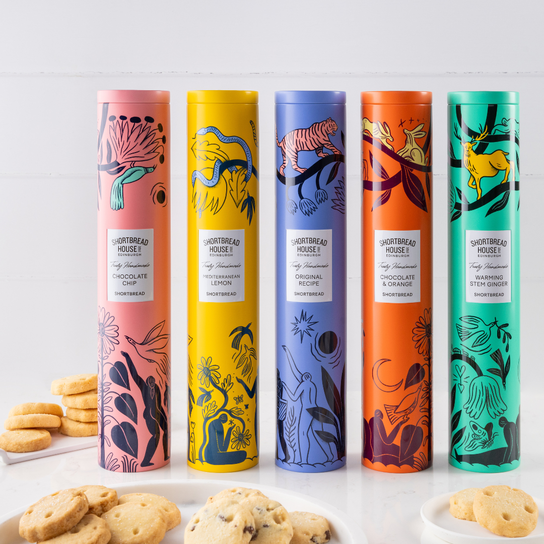 Eden Range Tin of Truly Handmade Original Recipe Shortbread Biscuits - 250g