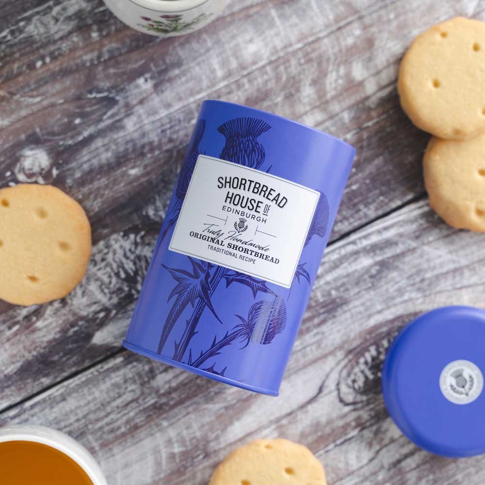 Tin of Handmade Original Recipe Shortbread Biscuits – Shortbread House ...